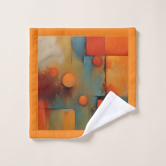 Abstracte kunst bad handdoek (Wasdoekje)
