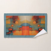 Abstracte kunst bad handdoek (Handdoek)