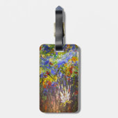 Abstracte kunst bagagelabel (Achterkant verticaal)