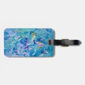 Abstracte kunst Bagagelabels opvallen op het vlieg (Achterkant horizontaal)