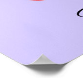 Abstracte kunst bamboe Plant in een vaas Poster (Hoek)