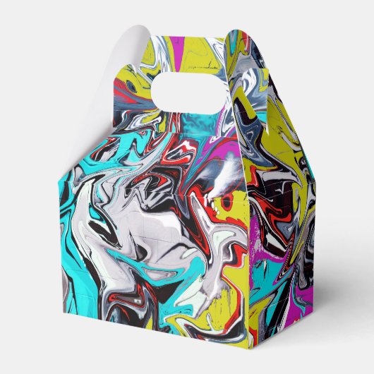 Abstracte kunst bedankdoosjes (Achterkant)