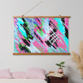 Abstracte kunst beginnen bij Bloom Hangend Wandkleed (Slaapkamer)