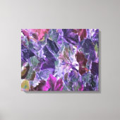 Abstracte Kunst Blad Canvas Afdruk (Voorkant)
