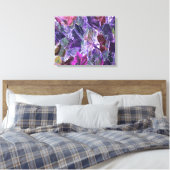 Abstracte Kunst Blad Canvas Afdruk (Insitu (Slaapkamer))