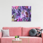 Abstracte Kunst Blad Canvas Afdruk (Insitu (Woonkamer))
