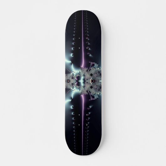 Abstracte Kunst Blauwe Ster Skateboard (Voorkant)