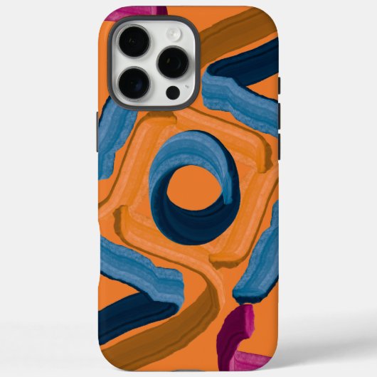 Abstracte kunst, Blue's Nest Case-Mate iPhone Case (Achterkant)