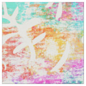 Abstracte kunst Boho Matisse Botanische vormen Stof (Close Up)