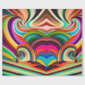 Abstracte kunst Bonnaroo Cadeaupapier (Vlak)