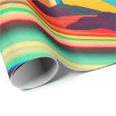 Abstracte kunst Bonnaroo Cadeaupapier (Rol Hoek)