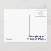 abstracte kunst boven de Storm Briefkaart (Achterkant)