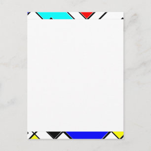 Abstracte kunst briefkaart