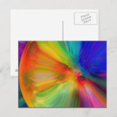 Abstracte kunst briefkaart (Voorkant / Achterkant)