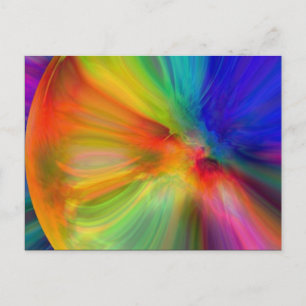 Abstracte kunst briefkaart
