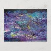 Abstracte kunst briefkaart (Voorkant)