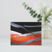 Abstracte kunst briefkaart (Staand voorkant)