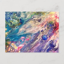 Abstracte kunst briefkaart