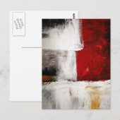 Abstracte kunst briefkaart (Voorkant / Achterkant)