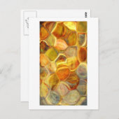 Abstracte kunst briefkaart (Voorkant / Achterkant)