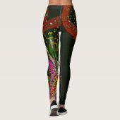 Abstracte Kunst Broek Leggings (Achterkant)