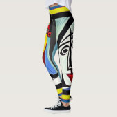 Abstracte Kunst Broeken Leggings (Links)