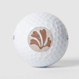 Abstracte Kunst Bruine Algen, Kelp Golfballen
