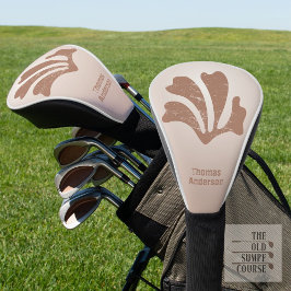 Abstracte Kunst Bruine Algen, Kelp Golfheadcover