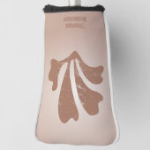 Abstracte Kunst Bruine Algen, Kelp Golfheadcover (Draai 90)