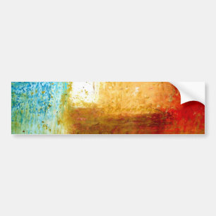 Abstracte kunst bumpersticker
