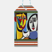Abstracte Kunst Cadeaubijslage Cadeaulabel (Achterkant)