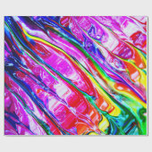 Abstracte kunst cadeaupapier (Vlak)