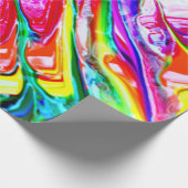 Abstracte kunst cadeaupapier (Hoek)