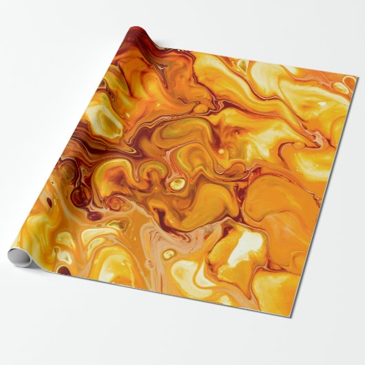 Abstracte kunst cadeaupapier (Uitgerold)