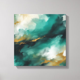 Abstracte kunst canvas afdruk