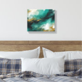 Abstracte kunst canvas afdruk (Insitu (Slaapkamer))