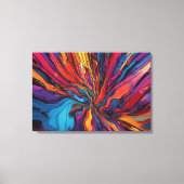 Abstracte kunst canvas afdruk (Voorkant)