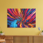 Abstracte kunst canvas afdruk (Insitu (Woonkamer))