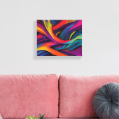 Abstracte kunst canvas afdruk (Insitu (Woonkamer))