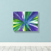 abstracte kunst canvas afdruk (Insitu (Houten vloer))
