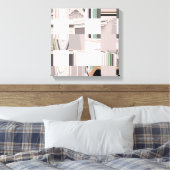 Abstracte kunst canvas afdruk (Insitu (Slaapkamer))