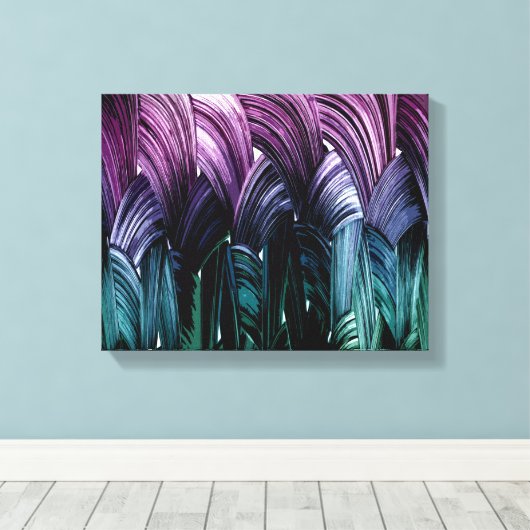 Abstracte kunst canvas afdruk (Insitu (Houten vloer))