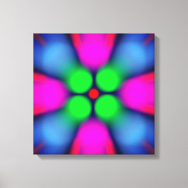 Abstracte kunst canvas afdruk