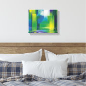 Abstracte kunst canvas afdruk (Insitu (Slaapkamer))