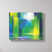 Abstracte kunst canvas afdruk (Voorkant)