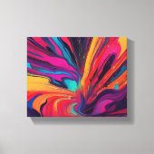 Abstracte kunst canvas afdruk (Voorkant)