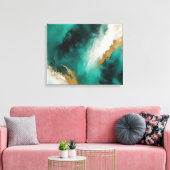 Abstracte kunst canvas afdruk (Insitu (Woonkamer))