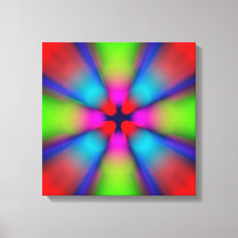 Abstracte kunst canvas afdruk