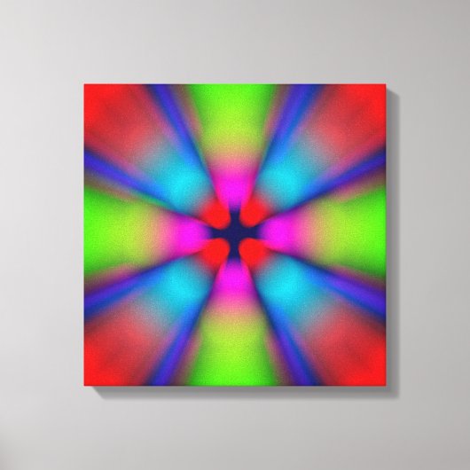 Abstracte kunst canvas afdruk (Voorkant)