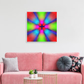 Abstracte kunst canvas afdruk (Insitu (Woonkamer))